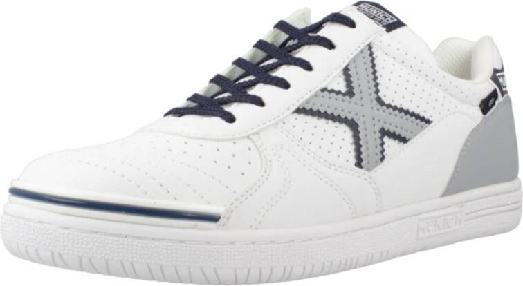 Munich Stijlvolle Sneakers voor Mannen White Heren