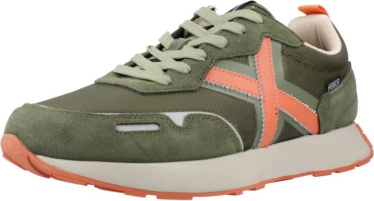 Munich Stijlvolle Sneakers voor Mannen Green Heren