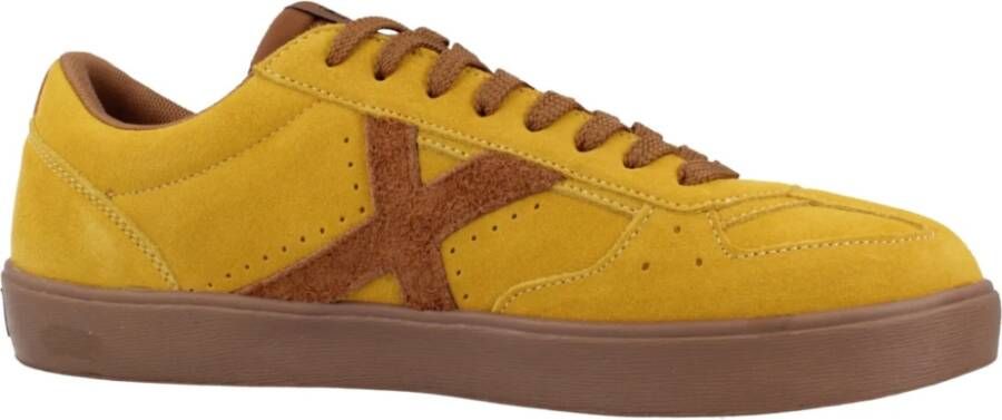 Munich Stijlvolle Sneakers voor Pauze Yellow Heren