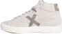 Munich Trendy Witte Mode Sneakers White Heren - Thumbnail 2