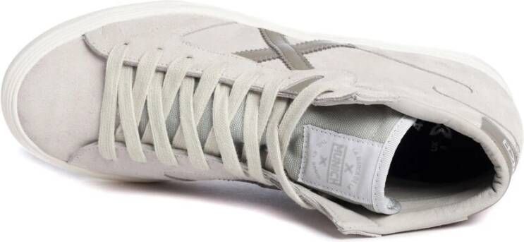 Munich Trendy Witte Mode Sneakers White Heren