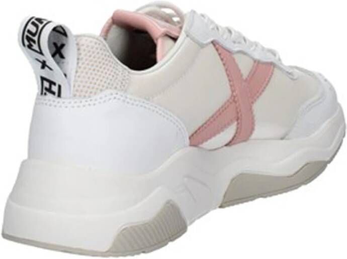 Munich Witte Leren Sneakers Wave White Dames