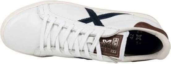 Munich Witte sportieve textielsneakers White Heren