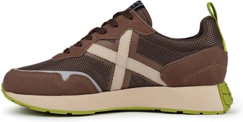 Munich Xemine Sportieve Elegantie Bruine Sneakers Brown Heren