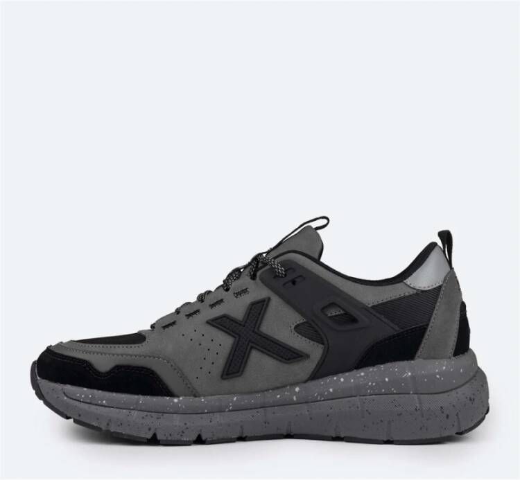 Munich Zwarte Sneakers Kava Stijl Black Heren