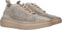 Mustang Beige Bloemen Sneakers voor Dames Beige Dames - Thumbnail 12