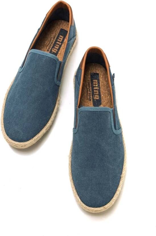 mustang Bequia Espadrille Blue Heren