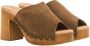 Mustang Coyote Platform Sandals Brown Dames - Thumbnail 3