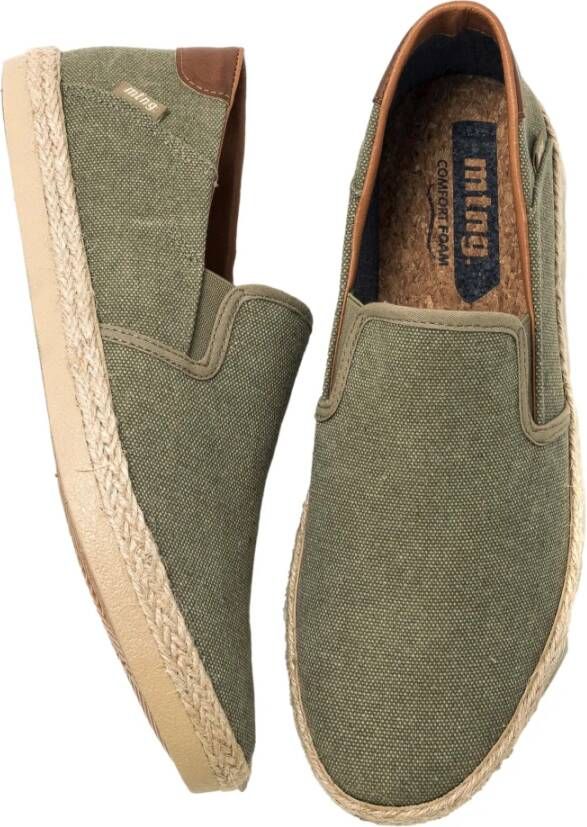 mustang Espadrille Green Heren