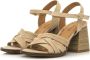 Mustang Fleur Heeled sandals Beige Dames - Thumbnail 3