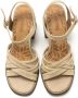 Mustang Fleur Heeled sandals Beige Dames - Thumbnail 4