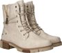 Mustang Ivoor Veterboot Beige Dames - Thumbnail 8