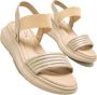 Mustang Katoenen sandalen Beige Dames - Thumbnail 2