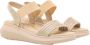 Mustang Katoenen sandalen Beige Dames - Thumbnail 4