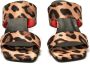 Mustang Leopardo sandalen met hak Brown Dames - Thumbnail 3