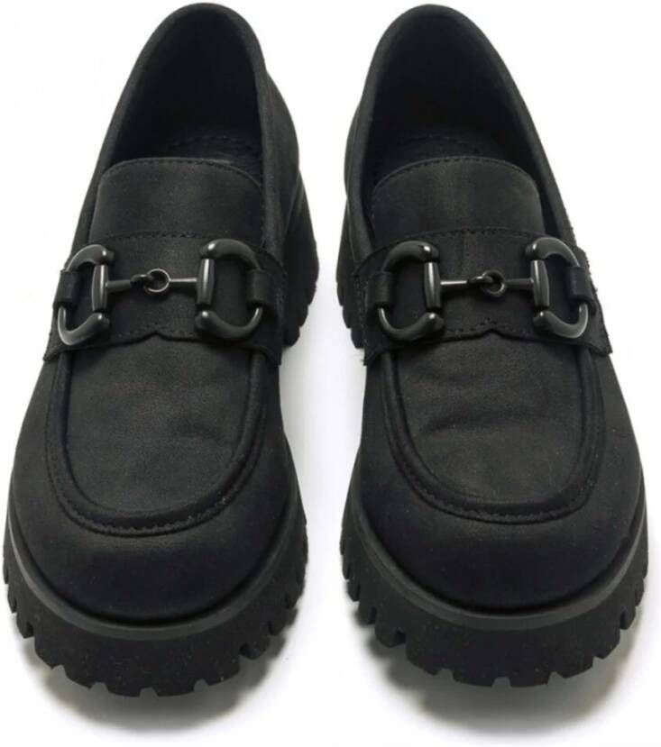 mustang Loafers Black Dames