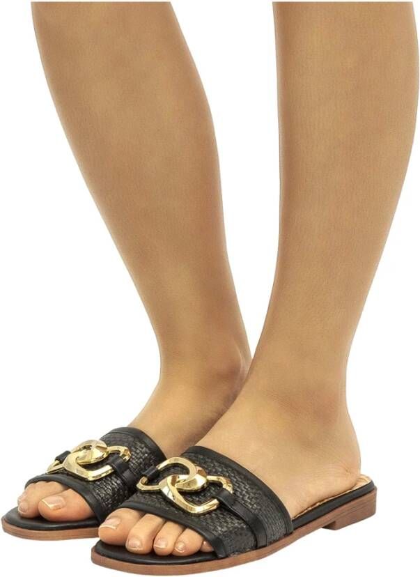 mustang Muilezels Sandalen Black Dames