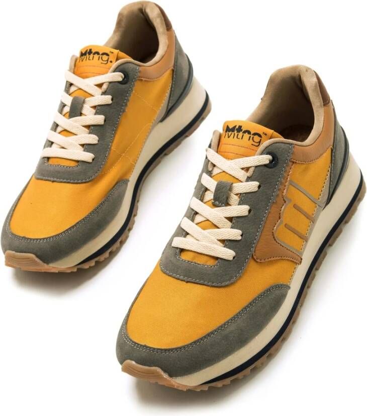 mustang Nican Sneakers Yellow Heren