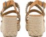 Mustang Plateau sandalen Brown Dames - Thumbnail 5