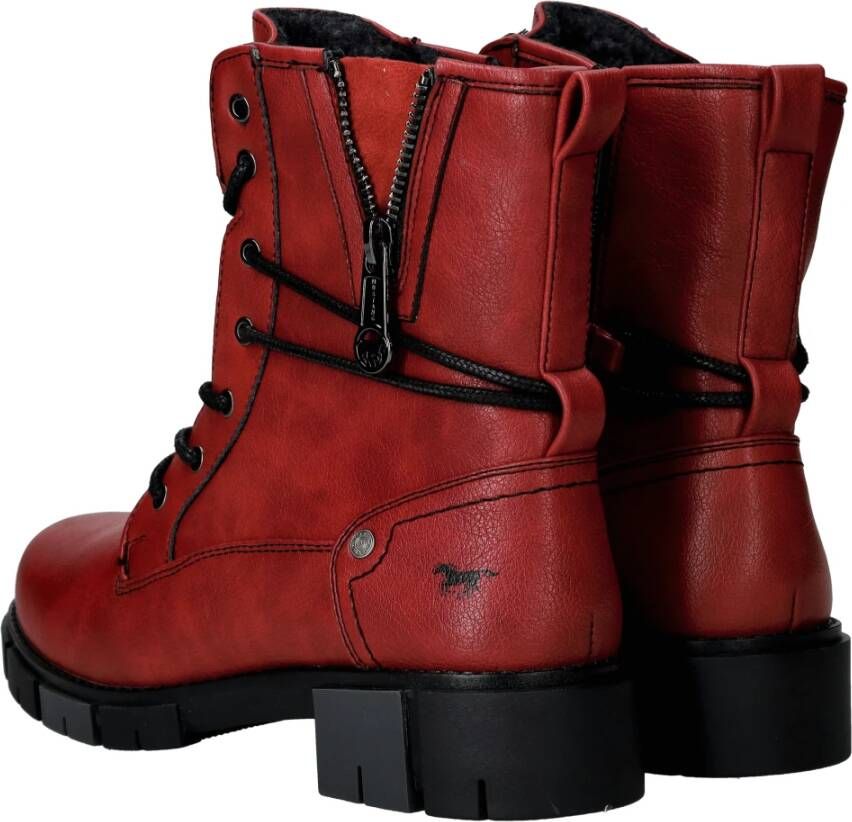 mustang Rode Veterboot Red Dames