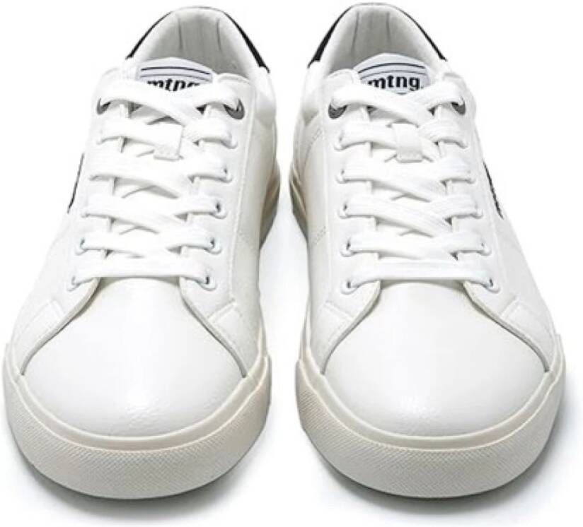 mustang Usain White Sunny Black Sneakers White Heren