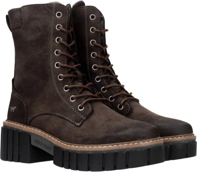 mustang veterboot Brown Dames