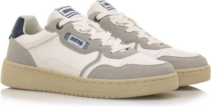 mustang Witte Split Off Sneakers White Heren