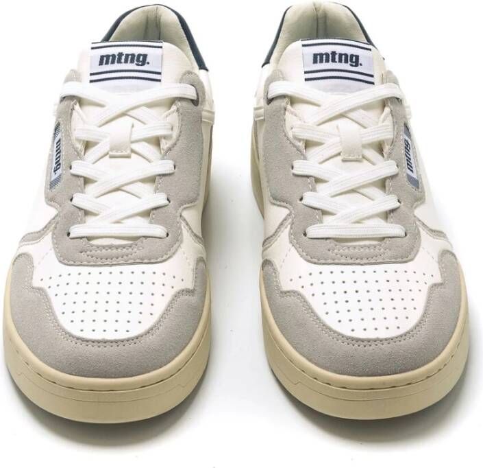 mustang Witte Split Off Sneakers White Heren