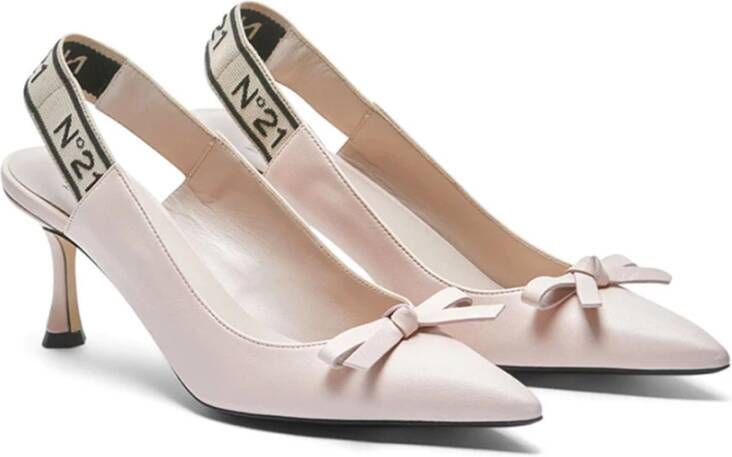 N21 Elegant Slingback Pumps Beige Dames