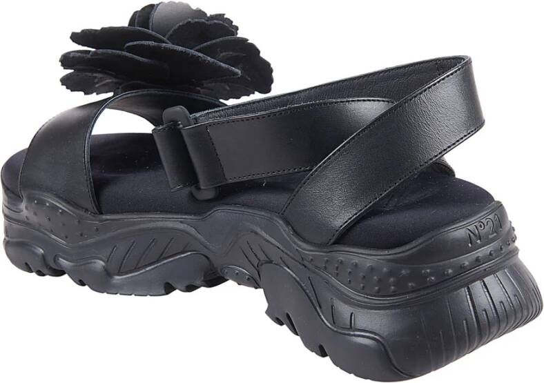 N21 Flat Sandals Zwart Dames