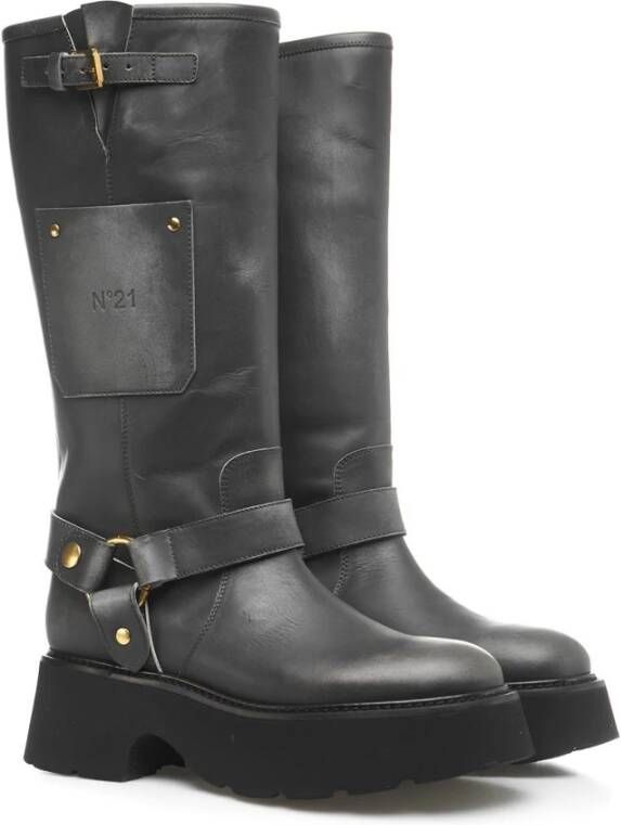 N21 High Boots Gray Dames