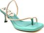 N21 Stijlvolle High Heel Sandalen Green Dames - Thumbnail 2