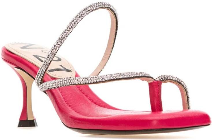 N21 Stijlvolle Sandalen voor Zomerse Dagen Pink Dames