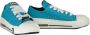 Nahmias Canvas sneakers met contrasterende kleurstiksels Blue Heren - Thumbnail 2