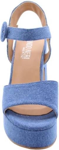 Nando Neri Hoge hak sandalen Wassenaar Blue Dames