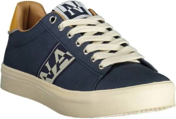 Napapijri Blauwe Contrast Sneakers voor Moderne Stijl Blue Heren