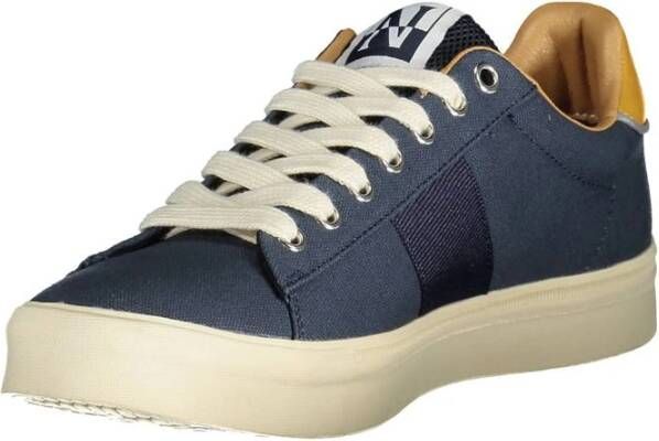 Napapijri Blauwe Contrast Sneakers voor Moderne Stijl Blue Heren