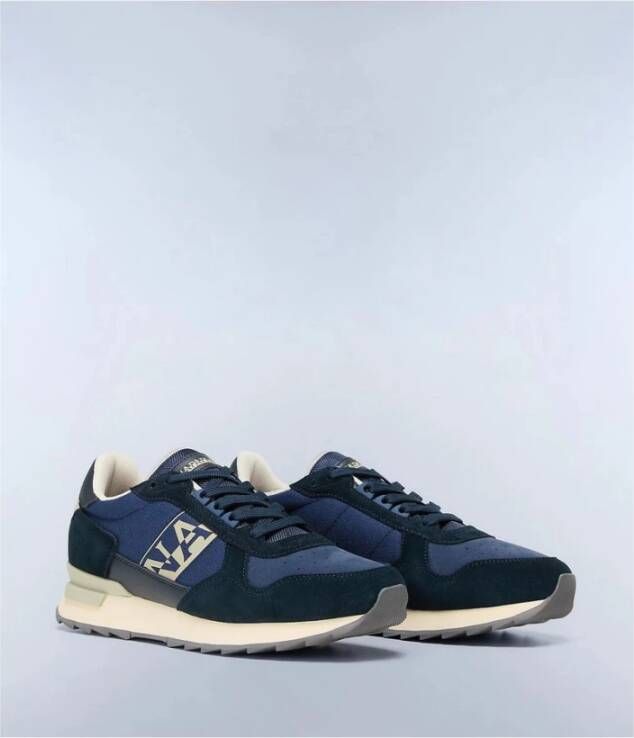 Napapijri Blauwe Marine Hardloopschoenen Stab Model Blue Heren