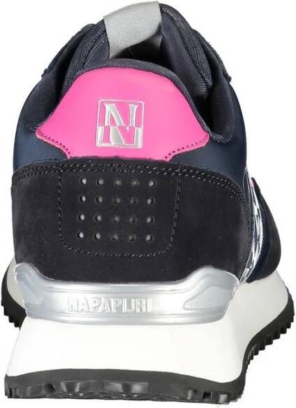 Napapijri Blauwe Sportieve Vetersneakers Blue Dames