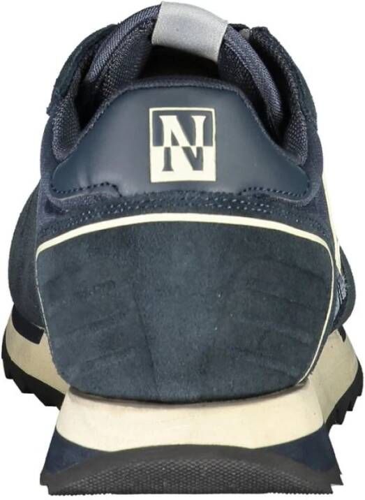 Napapijri Blauwe Sportieve Vetersneakers Blue Heren