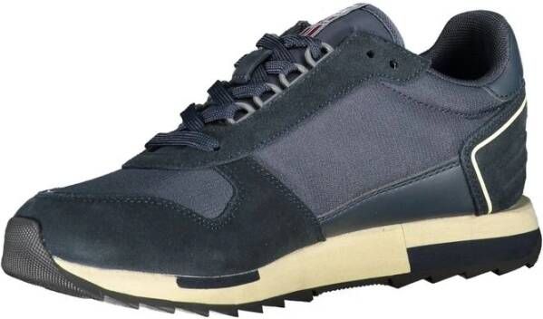 Napapijri Blauwe Sportieve Vetersneakers Blue Heren