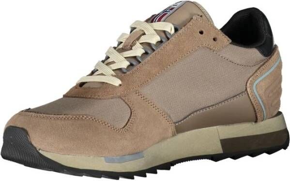 Napapijri Bruine Contrast Vetersneaker Brown Heren