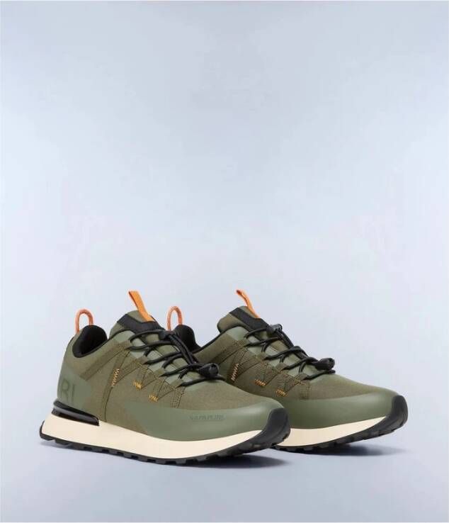 Napapijri Groene Valley Sneaker Lichtgewicht Phylon Rubber Green Heren