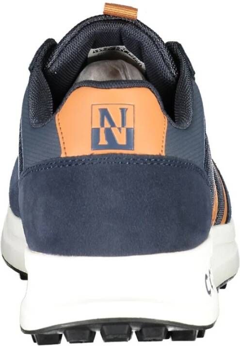 Napapijri Moderne Sneakers met Contrasterende Details Blue Heren