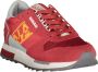 Napapijri Rode Polyester Sneaker met Contrasterende Details Red Heren - Thumbnail 2