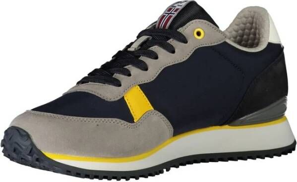 Napapijri Sportieve Sneaker met Contrastdetails Blue Heren