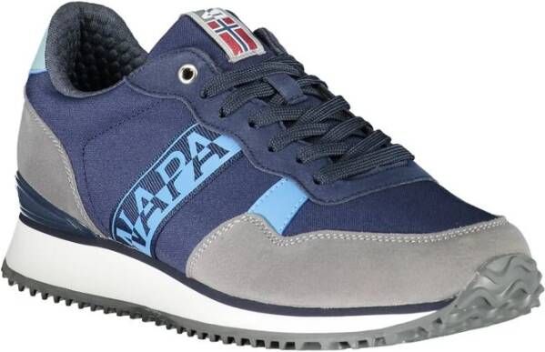 Napapijri Sportieve Vetersneakers met Logodetail Blue Heren