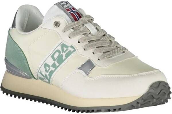 Napapijri Stijlvolle witte sneakers met contrastdetail White Dames