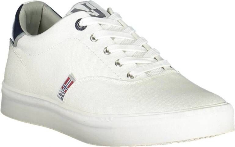 Napapijri Witte Sneakers met Contrasterende Accenten White Heren - Foto 2