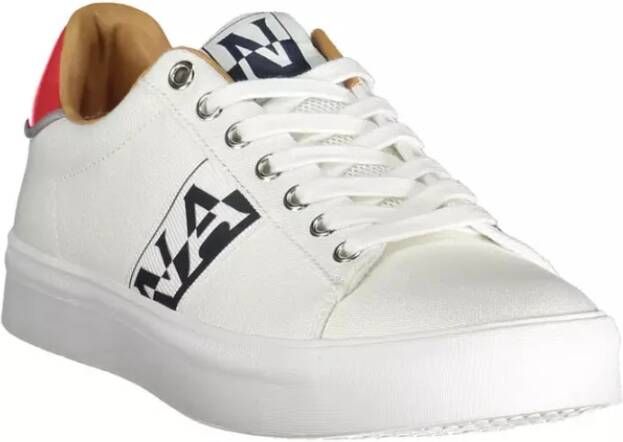 Napapijri Witte Polyester Heren Sneakers White Heren